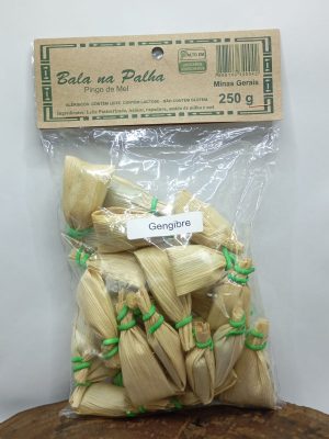 Bala na Palha Com Gengibre